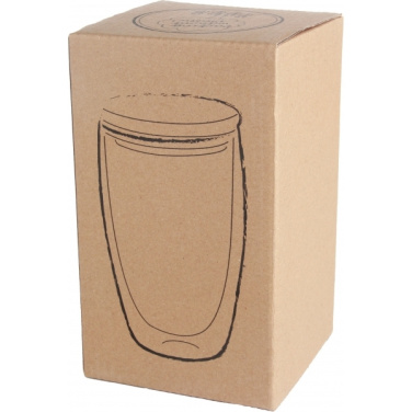 Logo trade promotional product photo of: Double-walled glass ZAKOPANE 500 ml