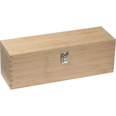Logotrade promotional item picture of: Wooden wine box SAINT-ETIENNE