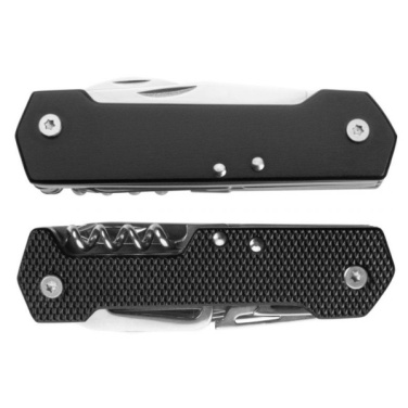 Logo trade promotional giveaways picture of: Pocket knife NEMRUT Schwarzwolf