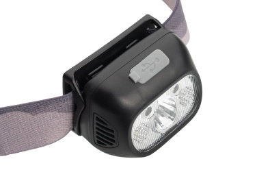 Logo trade promotional items image of: Head lamp HERLEN Schwarzwolf