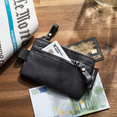 Logotrade promotional merchandise picture of: Trevel wallet ATBARA Schwarzwolf
