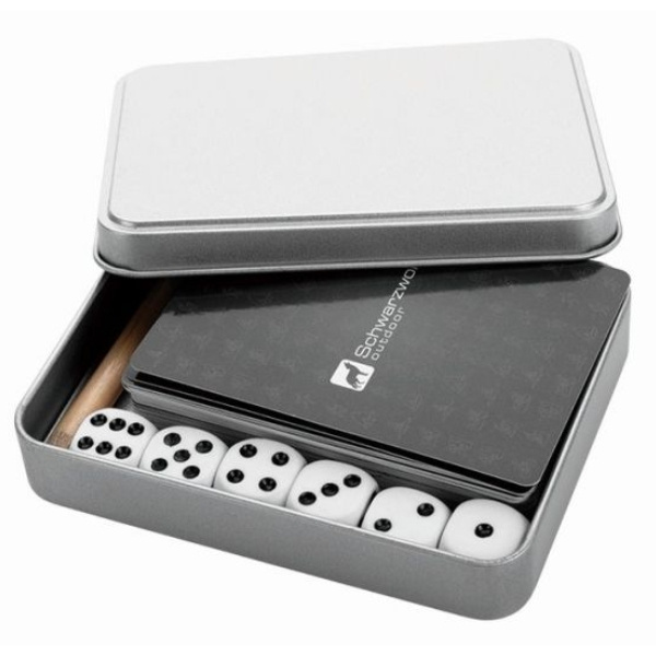 Logo trade promotional merchandise image of: Games set YARRA Schwarzwolf