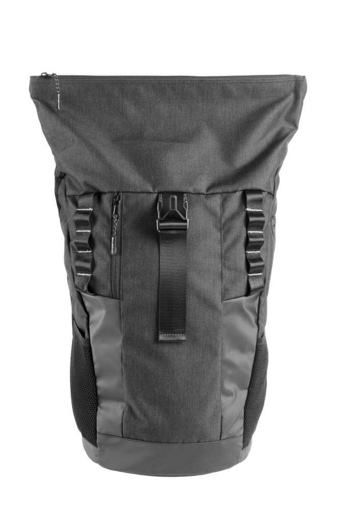 Logo trade promotional products image of: Rolltop backpack ELBERT Schwarzwolf