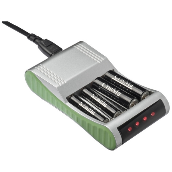 Logo trade corporate gifts image of: Battery charger THUNDER BAY