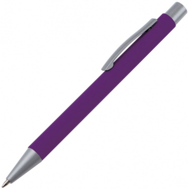 Logotrade promotional merchandise photo of: Metal ballpen soft touch ABU DHABI