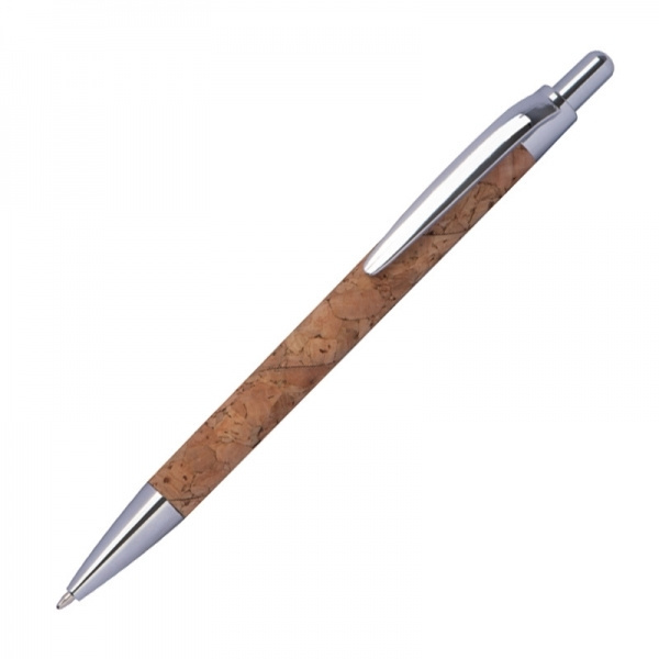Logo trade business gifts image of: Cork pen KINGSWOOD