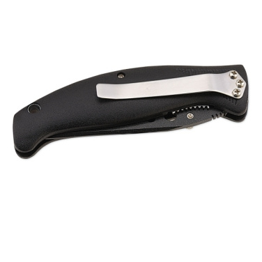Logo trade promotional items image of: Folding knife STYX Schwarzwolf