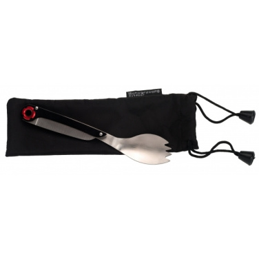 Logotrade promotional products photo of: Multifunctional spoon LATEMAR Schwarzwolf