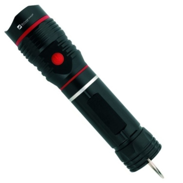 Logo trade promotional gifts picture of: Flashlight BIWA Schwarzwolf