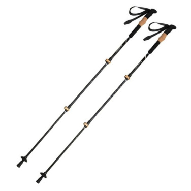 Logotrade promotional product image of: Trekking poles DENALI Schwarzwolf