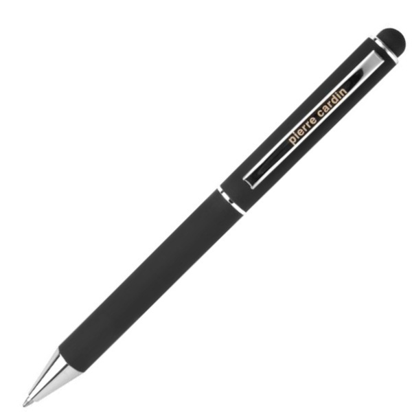 Logotrade promotional item picture of: Metal ballpoint pen, touch pen, soft touch CLAUDIE Pierre Cardin
