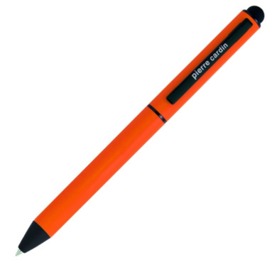Logo trade promotional products image of: Metal ballpoint pen, touch pen, soft touch CELEBRATION Pierre Cardin