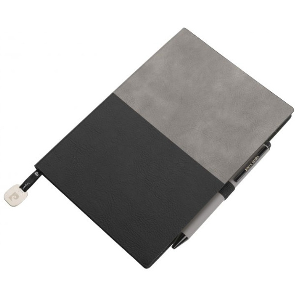 Logo trade advertising product photo of: Notepad A5 & ballpoint pen REPORTER Pierre Cardin