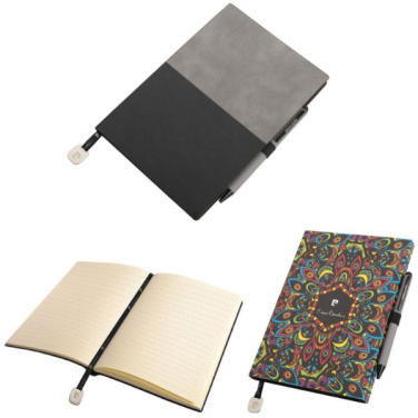 Logo trade promotional giveaways picture of: Notepad A5 & ballpoint pen REPORTER Pierre Cardin