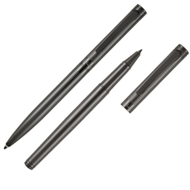 Logo trade business gifts image of: Writing set ballpoint pen & roller RENEE Pierre Cardin