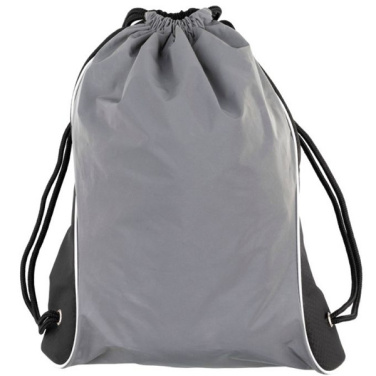 Logo trade promotional giveaways image of: Drawstring bag DENISON Schwarzwolf