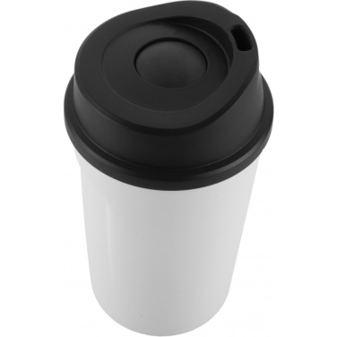 Logotrade promotional merchandise image of: Thermo mug LIARD Schwarzwolf