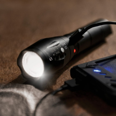 Logotrade promotional items photo of: Flashlight DELGADA Schwarzwolf