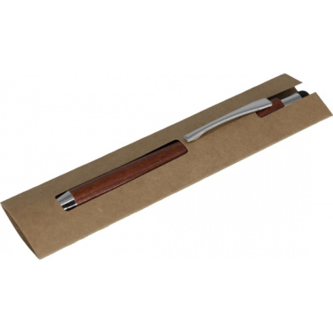 Logotrade promotional merchandise photo of: Wooden ballpen BILZEN