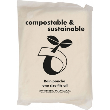 Logo trade promotional products picture of: Rain poncho FLEURUS