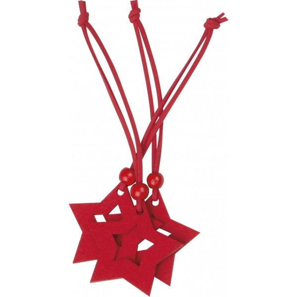 Logotrade advertising product image of: Star pendant set ESSEN