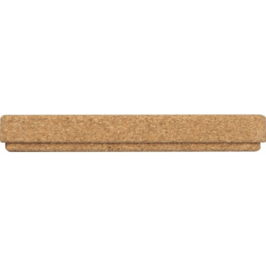 Logo trade promotional products picture of: Twist-ballpen metal and cork LILLEHAMMER