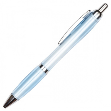 Logotrade promotional product picture of: Transparent ballpen ALKEN