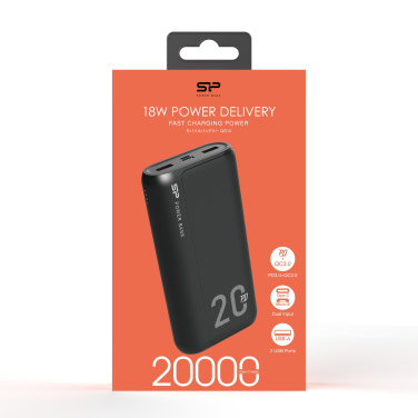 Logo trade business gifts image of: Power bank Silicon Power QS15 20000 mAh