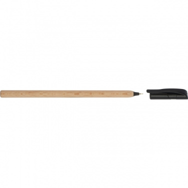 Logo trade promotional giveaways image of: Wooden ballpen PALMDALE