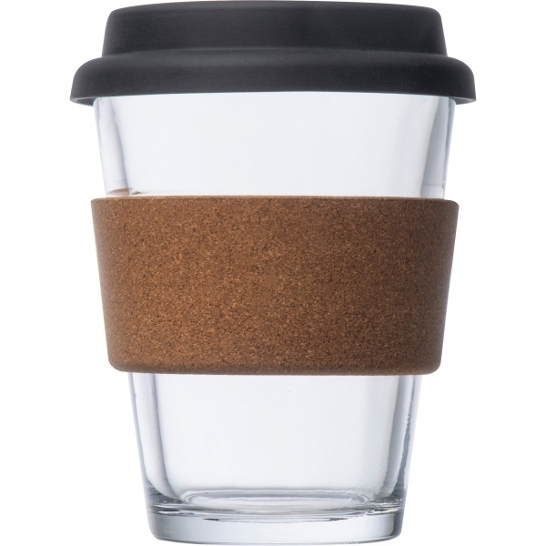 Logo trade corporate gifts picture of: Glass drinking cup WROCŁAW 350ml