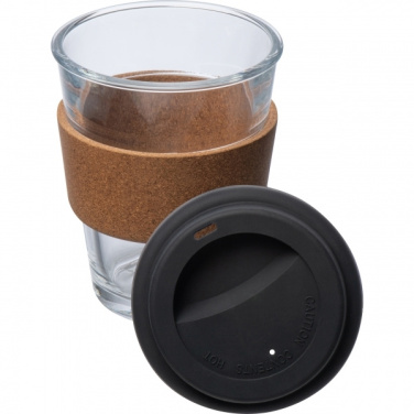 Logo trade promotional gift photo of: Glass drinking cup WROCŁAW 350ml