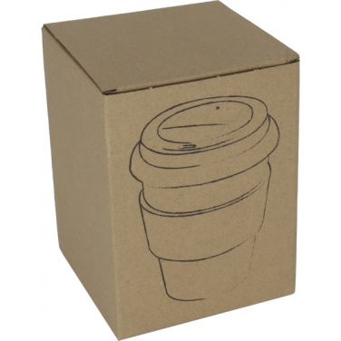 Logotrade promotional giveaway image of: Glass drinking cup WROCŁAW 350ml