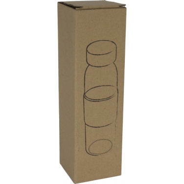 Logo trade promotional products picture of: Glass bottle SKOPJE 500 ml