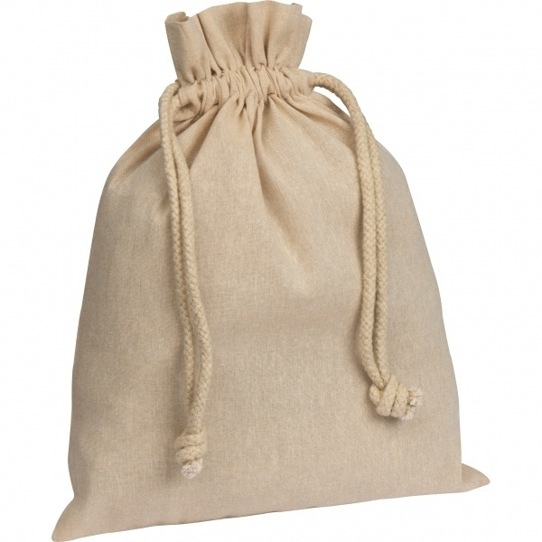 Logotrade promotional merchandise image of: Recycled cotton bag PASADENA