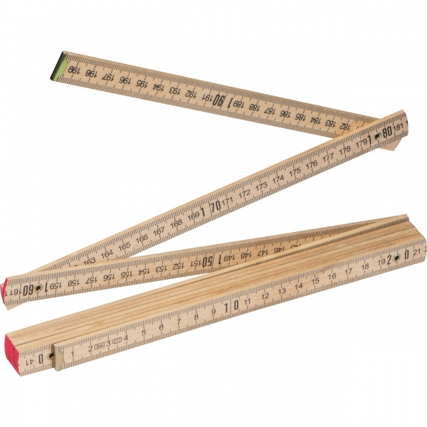 Logotrade promotional giveaway image of: Folding rule ST. GALLEN