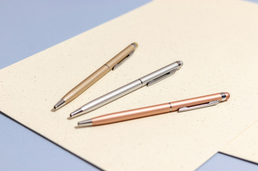 Logo trade promotional product photo of: Ball pen with touch function CATANIA