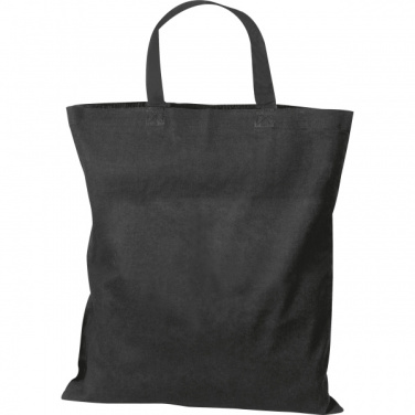 Logo trade promotional giveaway photo of: Cotton bag with short handles BREGENZ