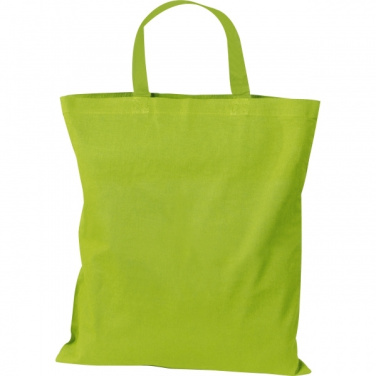 Logo trade business gifts image of: Cotton bag with short handles BREGENZ