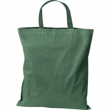 Logo trade promotional merchandise image of: Cotton bag with short handles BREGENZ