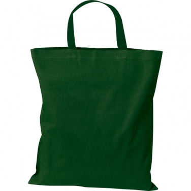 Logo trade promotional merchandise picture of: Cotton bag with short handles BREGENZ