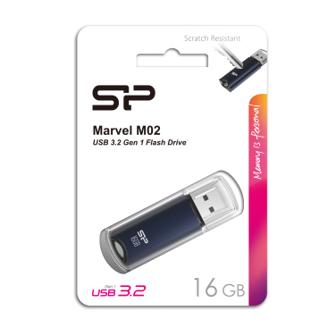 Logo trade promotional item photo of: Pendrive Silicon Power Marvel - M02 3.2 16GB