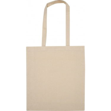 Logo trade promotional gift photo of: Organic cotton bag with bottom fold INNSBRUCK