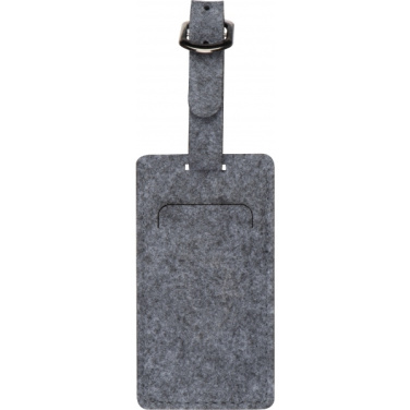 Logo trade promotional giveaways image of: Felt Suitcase Tag PORTLAND