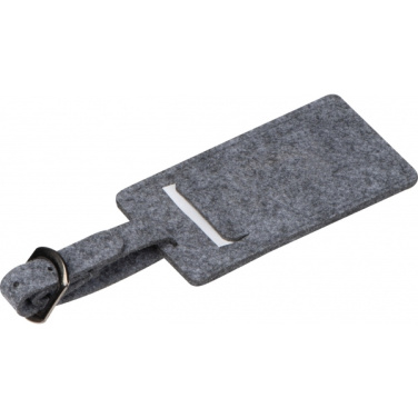 Logo trade corporate gifts image of: Felt Suitcase Tag PORTLAND