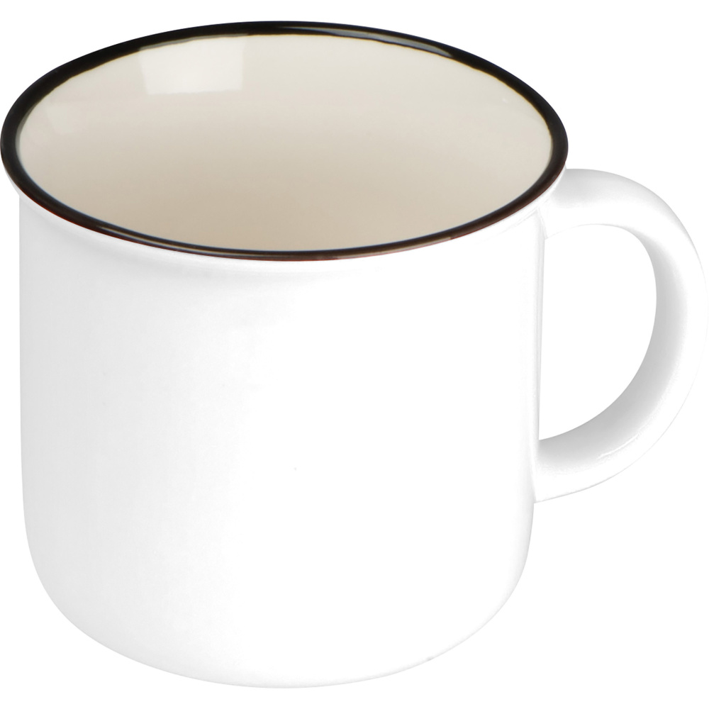 Logo trade promotional gift photo of: Ceramic mug TRAPANI 350 ml