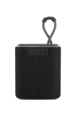 Logo trade promotional items image of: Waterproof bluetooth speaker HARDEOL Schwarzwolf