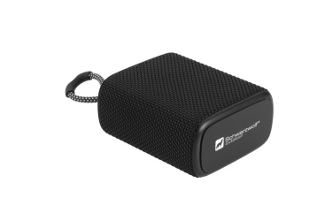 Logotrade advertising product picture of: Waterproof bluetooth speaker HARDEOL Schwarzwolf