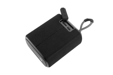 Logotrade promotional merchandise picture of: Waterproof bluetooth speaker HARDEOL Schwarzwolf