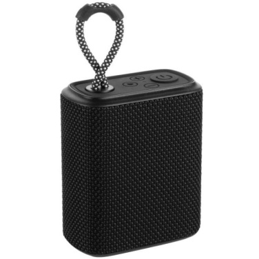 Logotrade promotional item picture of: Waterproof bluetooth speaker HARDEOL Schwarzwolf