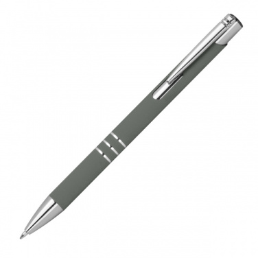 Logo trade promotional products picture of: Semi gel pen soft touch DUNMORE